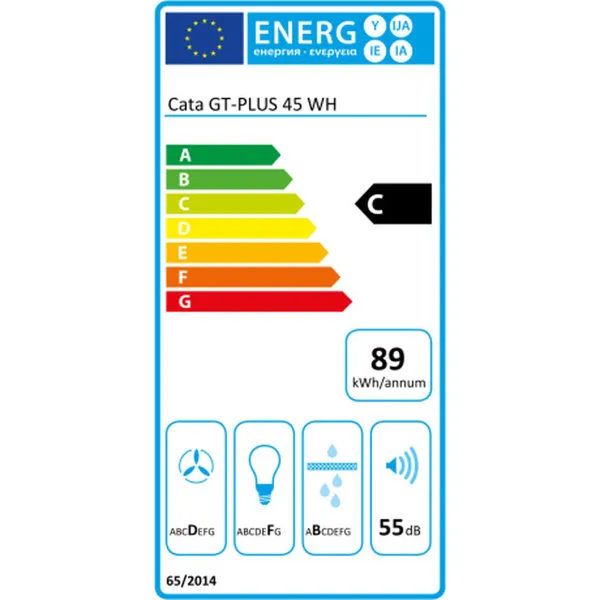 Parastais pārvalks Cata GTPLUS45WH Balts