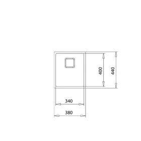 Viendaļīga izlietne Teka RS1S Pelēks