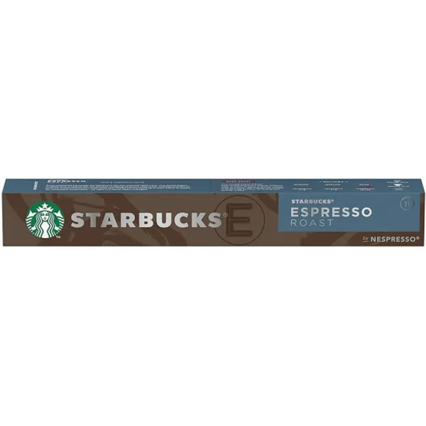Kavos kapsulės su dėklu Nestlé STARBU.DARK ESPRESSO 10C