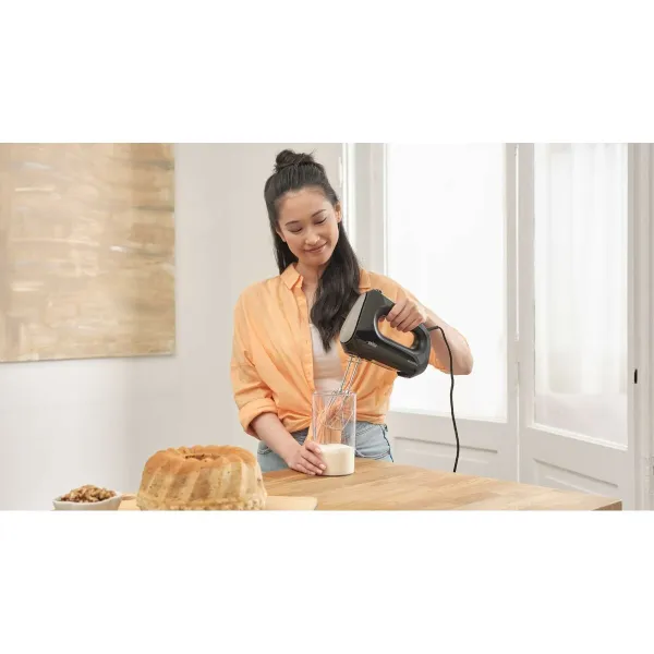 Blender/pastry Mixer Braun HM2110BK Black 500 W