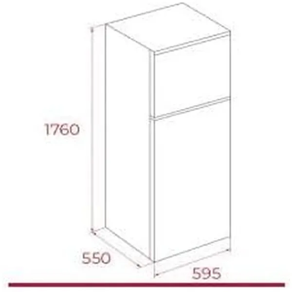 Jääkaappipakastin Teka RTF13630 Valkoinen
