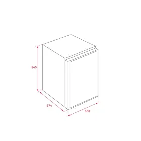 Freezer Teka RSF10080EU White