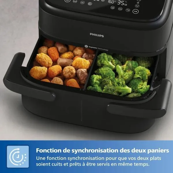 Аэрофритюрница Philips Чёрный