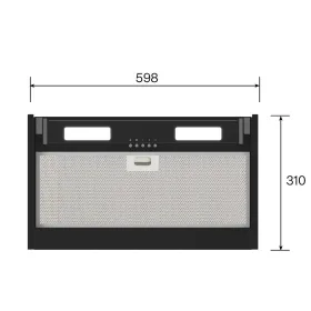 Kitchen extractor Teka ARMONIA60BK