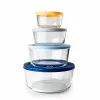 Set of 4 lunch boxes Ibili 689200 Transparent Plastic