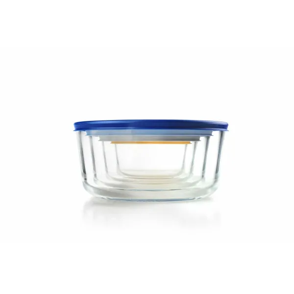 Set of 4 lunch boxes Ibili 689200 Transparent Plastic