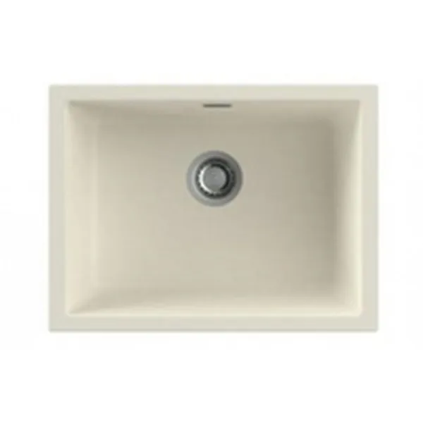 Kriauklė su viena plautuve Nodor NORGRANITE 55401BWH 4087 Balta