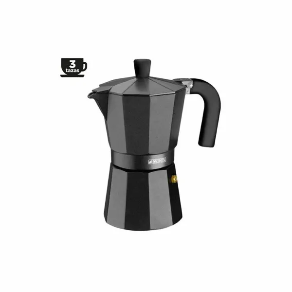 Itališkas Kavinukas BRA INOX BLACK 3T Juoda