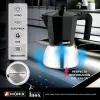 Itališkas Kavinukas BRA INOX BLACK 3T Juoda
