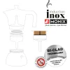 Itališkas Kavinukas BRA INOX BLACK 3T Juoda