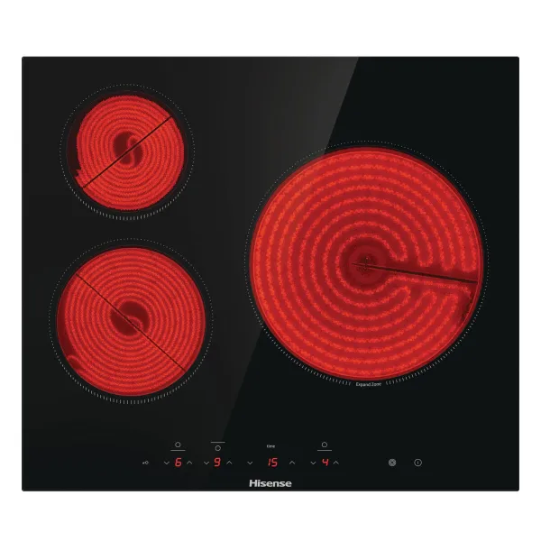 Indukcinė kaitlentė Hisense E6332BSCE 5700 W 59 cm