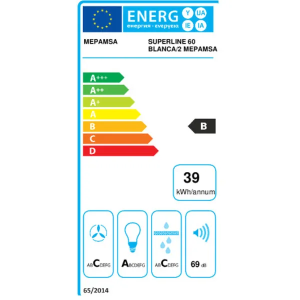 Parastais pārvalks Mepamsa SUPERLINE 60 V2 Balts