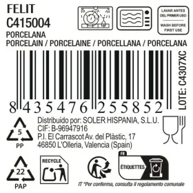 Flat plate La Mediterránea Felit (Ø  27 cm)