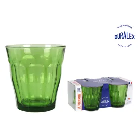 Lasisetti Duralex Picardie Vihreä 310 ml (4 osaa)