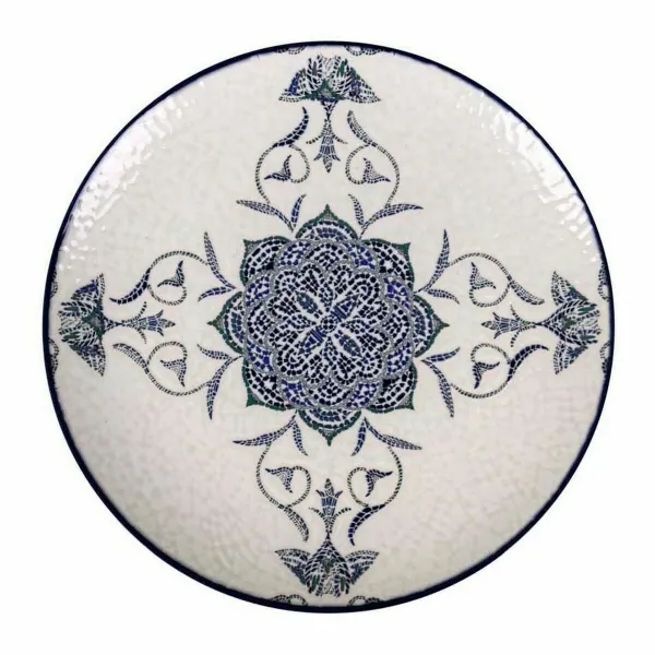 Plakans trauks La Mediterránea Rosetta Porcelāns (6 gb.)
