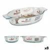 Vuoka Quttin VEN8435476251502 Ovaali Lasi 400 ml 20 x 11,5 x 4 cm (8 osaa) (20 x 11,5 cm)