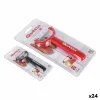 Овощечистка Quttin 50340 Поворачивается на Нержавеющая сталь 8 x 13 cm (24 штук) (8 x 13 cm)