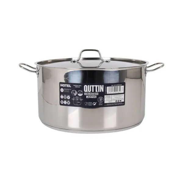 Кастрюля с крышкой Quttin ø 34 x 18 cm (2 штук)