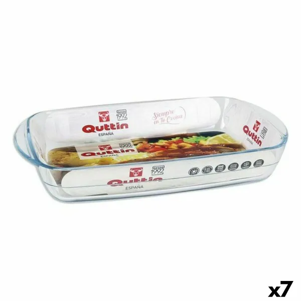 Uunivuoka Quttin 65810 2,2 l Lasi Suorakulmainen 32,5 x 20,2 x 5,2 cm (7 osaa)