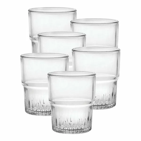 Lasisetti Duralex Pinottava Läpinäkyvä 6 Kappaletta 160 ml (12 osaa)