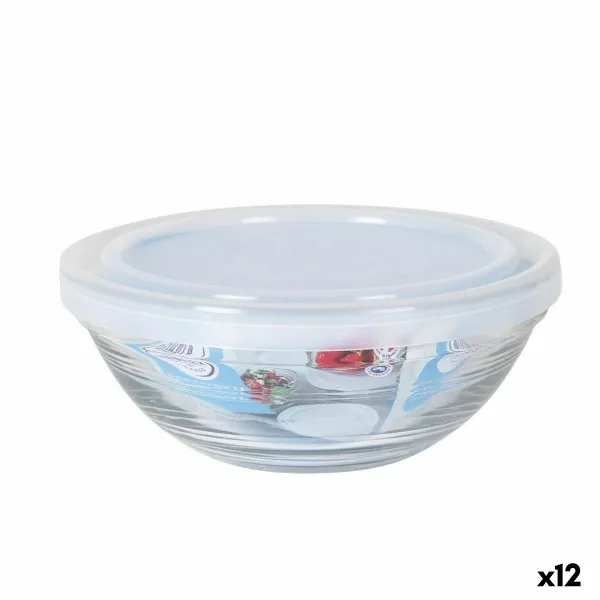 Apaļa Pusdienu Kastīte ar Vāku Duralex FreshBox 310 ml (12 gb.)  