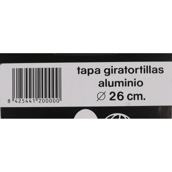 Keptuvės dangtis VR Sidabras Ø 27 cm Aliuminis (12 vnt.)