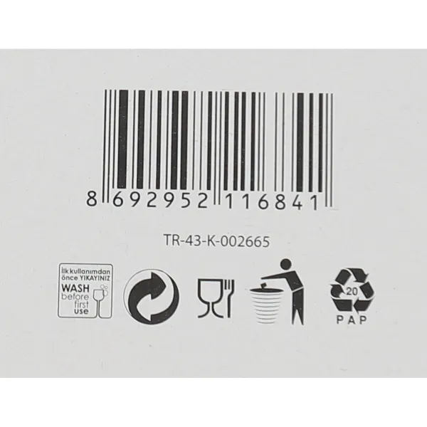 Dubenėlių rinkinys LAV KRN260F_SML 300 cc (6 pcs) Kvadratai 6 Dalys (6 vnt.) (8 vnt.)