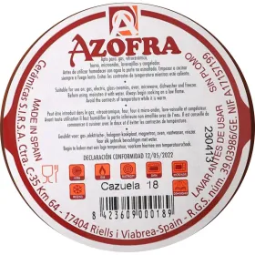 Кастрюля Azofra Кафель 17 x 17 x 3,5 cm (26 штук)