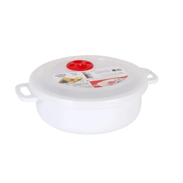 Коробочка для завтрака с крышкой для микроволновой печи Dem 1,5 L (12 штук)