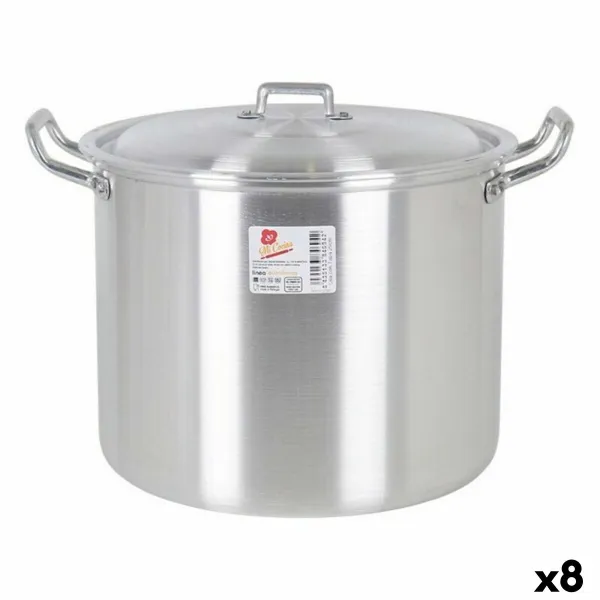 Кастрюля с крышкой 39693 Ø 22 cm Серебристый 6 L Алюминий 29 x 23 x 20 cm