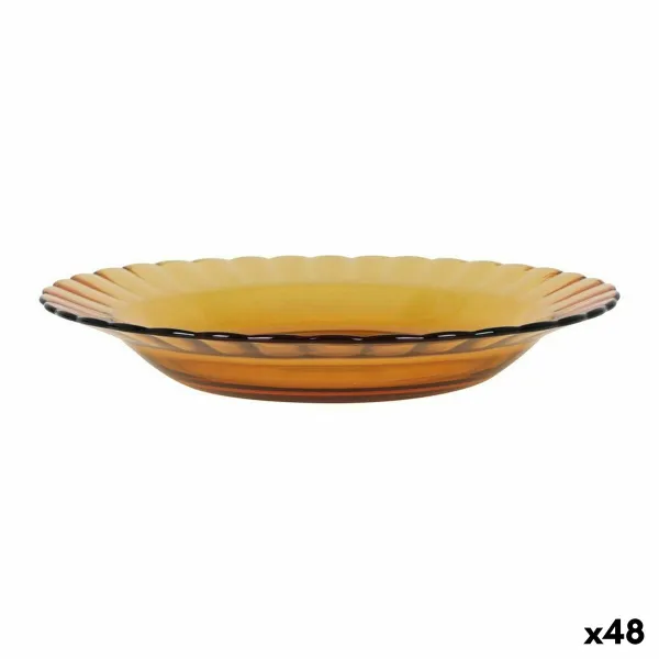 Dziļais šķīvis Duralex Picardie Stikls Dzintars Ø 23 cm (48 gb.)