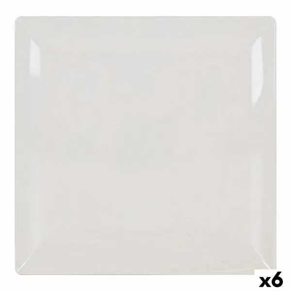 Поднос La Mediterránea Elite Белый Керамика Квадратный 30 x 30 x 2,5 cm (6 штук)