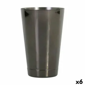 Смешивание стекла Inde Нержавеющая сталь Чёрный Коктейль 50 cl (6 штук)