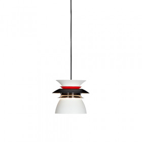 Belid Pendant Metal Flat black/Glossy red 1548021