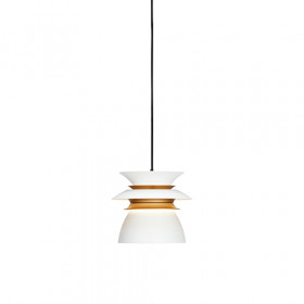 Diablo pendant D165 flat white/brass G9