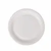 Lautassetti Algon Kertakäyttöinen Valkoinen Kartonki 23 cm (36 Osaa)