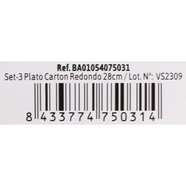 Набор посуды Algon Одноразовые Белый Картон 28 cm (36 штук)