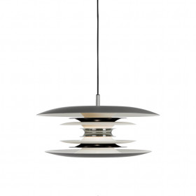Diablo pendant D400 grey/glossy black E14