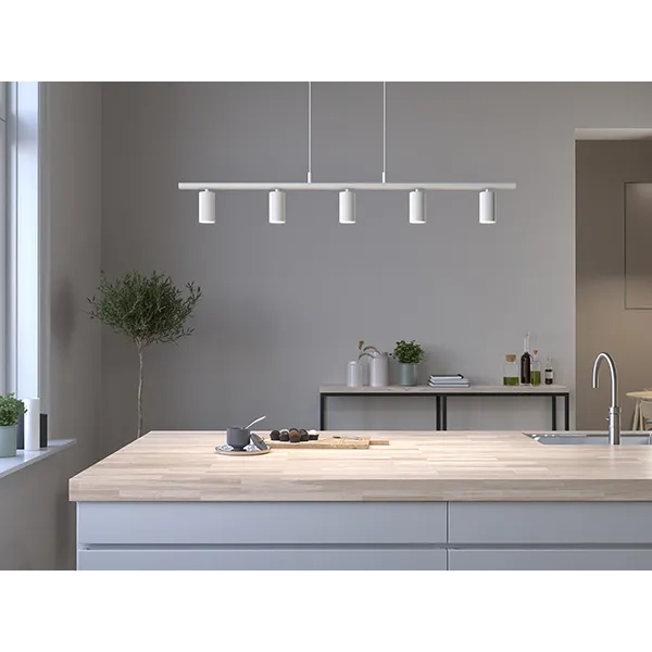 Lucy linear pendant 5 flat white GU10