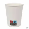 Lasisetti Algon Kartonki Kertakäyttöinen Valkoinen 200 ml 36 Osaa (25 Kappaletta)