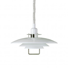 Primus II pendant D430 white/chrome E27