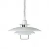 Primus II pendant D430 white/chrome E27