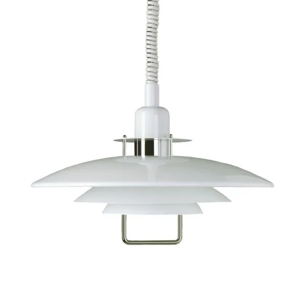 Primus III pendant D500 white/chrome E27