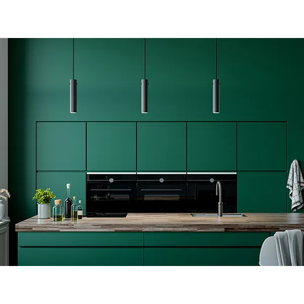 Tyson pendant black structure GU10