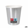 Lasisetti Algon Kartonki Kertakäyttöinen Hopeinen 36 Osaa 200 ml (10 Kappaletta)