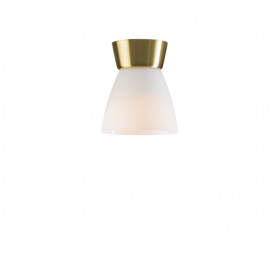 Bizzo ceiling D165 brass/opal glass E27