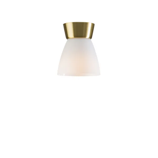 Bizzo ceiling D165 brass/opal glass E27