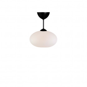 Bullo ceiling D270 flat black/opal glass E27
