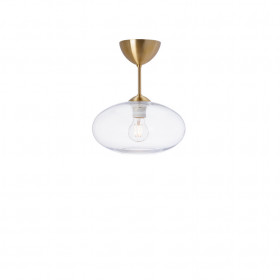Bullo ceiling D270 brass/clearglass E27
