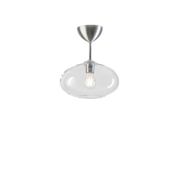 Bullo ceiling D270 aluminium/clear glass E27